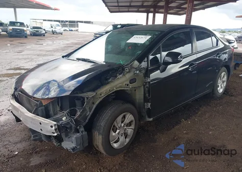 2013 Honda Civic Lx из США, поврежденный, VIN 2HGFB2F58DH548432